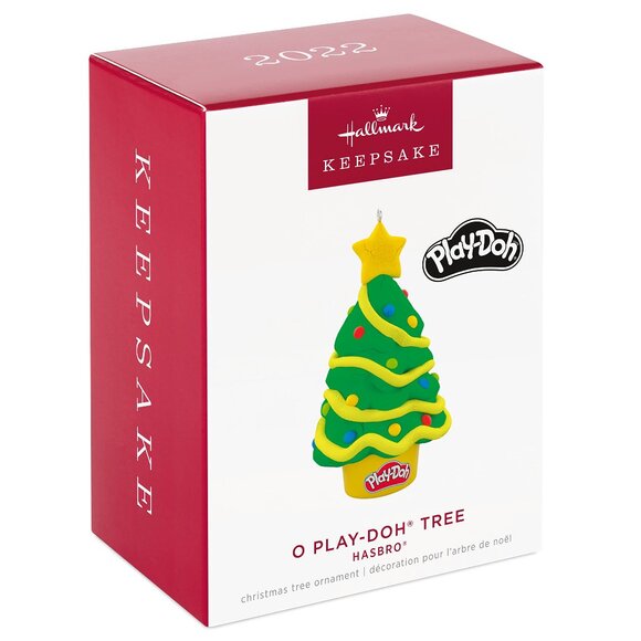 New! Play-Doh Christmas Tree Hallmark Keepsake Ornament 2022 Hasbro Toy Dough - Picture 1 of 5
